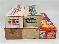 5) 1980'S TOPPS & FLEER BASEBALL CARD SETS