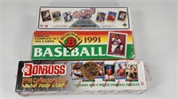 1991 DONRUSS, BOWMAN & UPPER DECK SEALED SETS