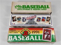 1991 BOWMAN, UPPER DECK & 1988 FLEER SETS