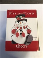 Fitz and Floyd Snowman Cookie Jar