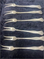 Set of 6 Sterling Forks,110 Grams