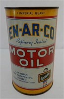 EN-AR-CO MOTOR OIL IMP.  QT. OIL CAN