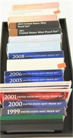 (19) US Mint proof coin sets from 1998