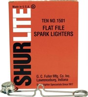 (1) Box W/ (10) Shurlite Three-Flint Lighters