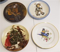 Lot 4 decorative plates