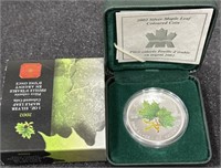 Canada 2002 Silver Maple Leaf Coloured Coin!