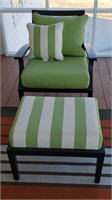 Outdoor Chair w/ Ottoman