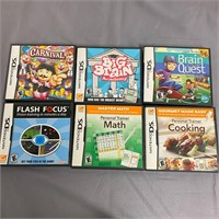 Nintendo DS Game Lot of 6 - UNTESTED