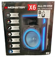 Monster X6 All in One Speaker.600 watts.Bluetooth