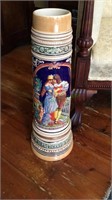 Extra large German beer stein, 22 inches tall