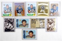 (10) GALE SAYERS FOOTBALL CARDS