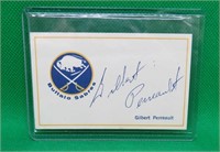 Gilbert Perreault Autographed Buffalo Sabres Card