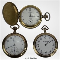 Lot of Antique Pocket Watches- Elgin, Rockford & A
