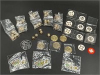 Assorted Pokemon Lot - Coins/Tokens, Markers, Dice