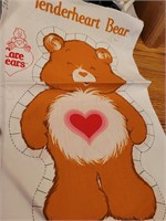 Vtg TenderHeart Care Bear Fabric to make a Pillow