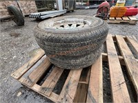 2- Trailer Tires & Rims 175/80R13