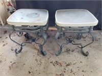 Pair of Patio Side Tables