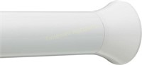 1 Curtain Rod - 72-144  Nickel White  61cm