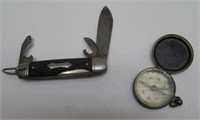 COLONIAL FORSET-MASTER POCKET KNIFE & BRASS