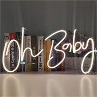 Oh Baby Neon Wall Sign
