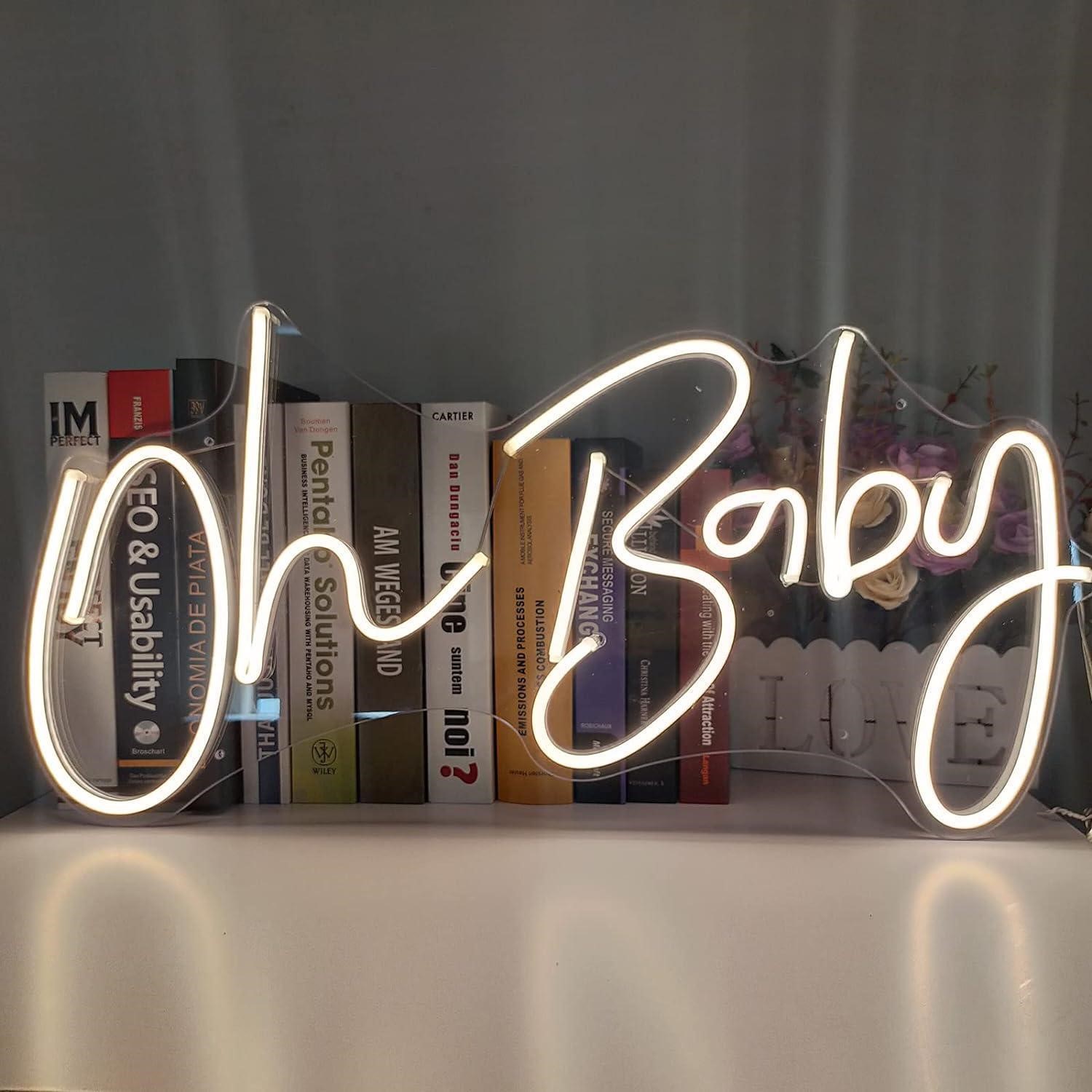 Oh Baby Neon Wall Sign
