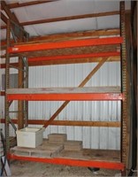 8' 3 shelf pallet rack (racking only/ not contents