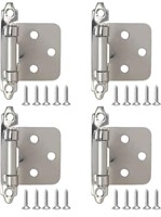 (new) WELANE Silver Cabinet Hinges, 50 PCS Self