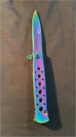 New 4” Rainbow Pocket Knife