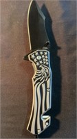 New 5” Eagle Pride Black Pocket Knife