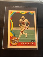 1989 Topps Jerry Rice Football CARD