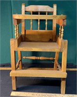 20" Wood High Chair