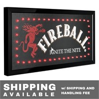 Fireball Ignite The Nite Framed Flashing LED Wall