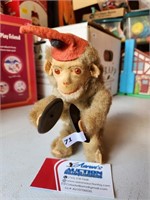 Vintage Wind-Up Monkey & Cymbals