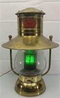 Vintage Scott Lamp Co. Railroad lamp 21"x 15"