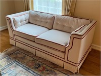 Vintage Upholstered Loveseat