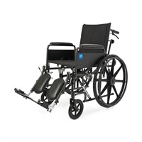 Medline Reclining Wheelchair  16x17.5in Seat
