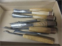 LOT OF NICE PFEIL CARVING CHISELS
