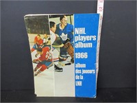 1966 NHL PLAYERS CARD PHOTO ALBUM BOOK FULL