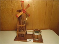 Wooden WIndmill Decor