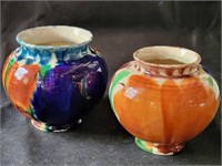 VTG Oaxaca Pottery Round Vases