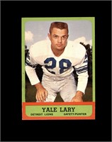 1963 Topps #33 Yale Lary EX to EX-MT+