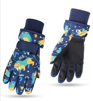 New (Size M) Waterproof Winter Kids Gloves