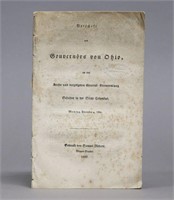 Untraced Early Ohio Pamphlet in German