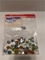 Bag of Cat Eye Marbles No Shooters