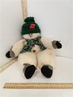 Rustic Stuffed Snowman