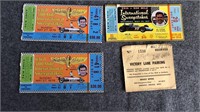 Indy 500 Ticket Stub Lot 1971 1979
