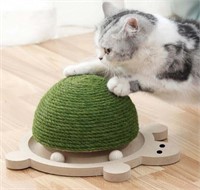 Sisal Ball Solid Wood Turntable Cat Toys Cat