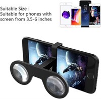 Lot of 30: VR Mini Goggles , Plastic Foldable 3D
