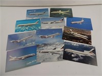 Lot of 11 1970s-80s Delta Airlines Post Cards