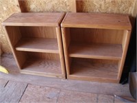 2 Small Wood Shelves